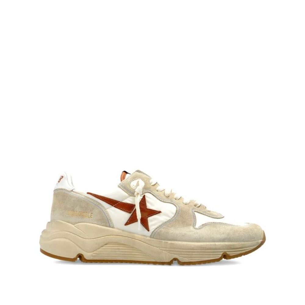 Golden Goose Men Running Sole Nylon And Suede Sneakers - Picture 1 of 4